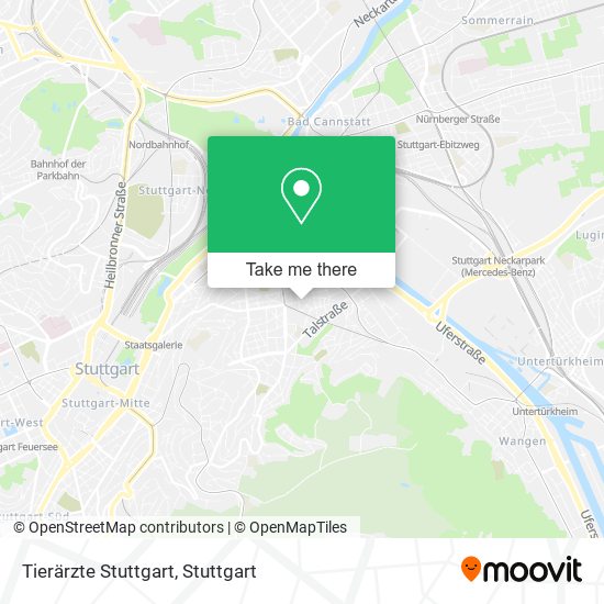 Tierärzte Stuttgart map