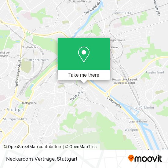 Карта Neckarcom-Verträge
