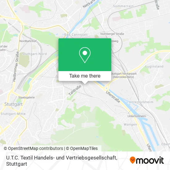 Карта U.T.C. Textil Handels- und Vertriebsgesellschaft