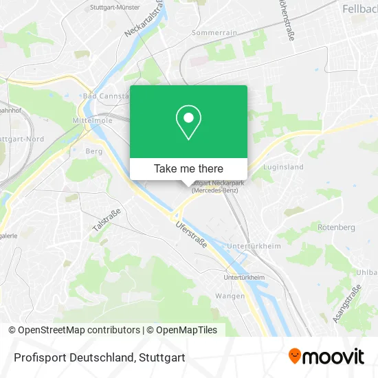 Карта Profisport Deutschland