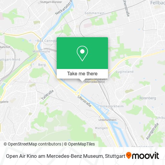 Open Air Kino am Mercedes-Benz Museum map