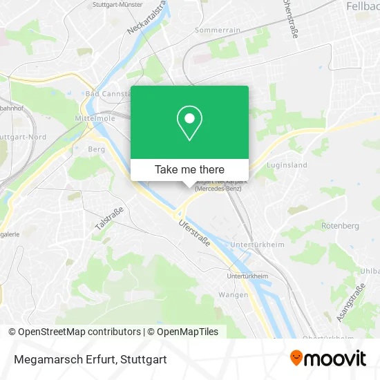 Карта Megamarsch Erfurt