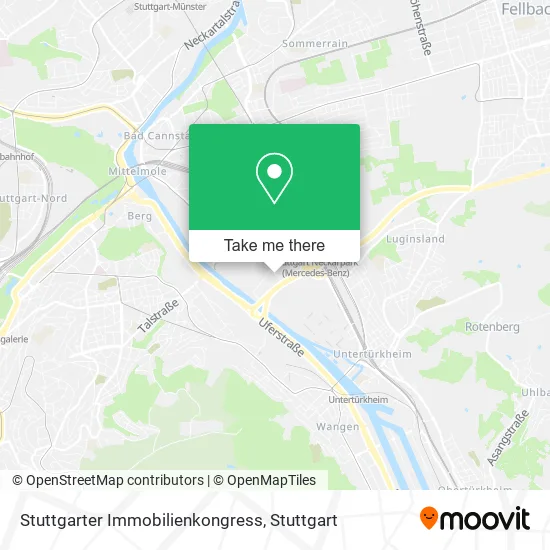 Карта Stuttgarter Immobilienkongress