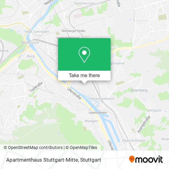 Apartmenthaus Stuttgart-Mitte map