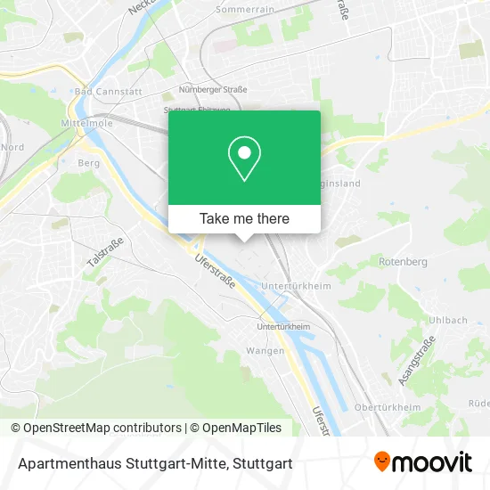 Карта Apartmenthaus Stuttgart-Mitte