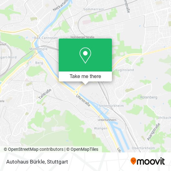 Autohaus Bürkle map