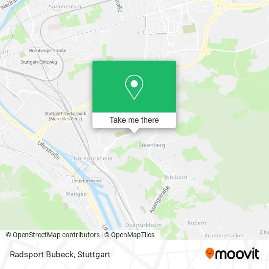 Карта Radsport Bubeck
