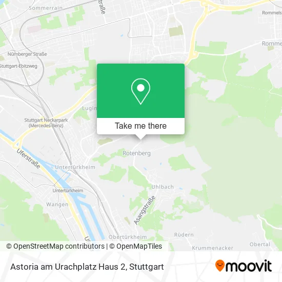 Карта Astoria am Urachplatz Haus 2