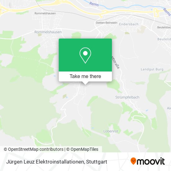 Jürgen Leuz Elektroinstallationen map