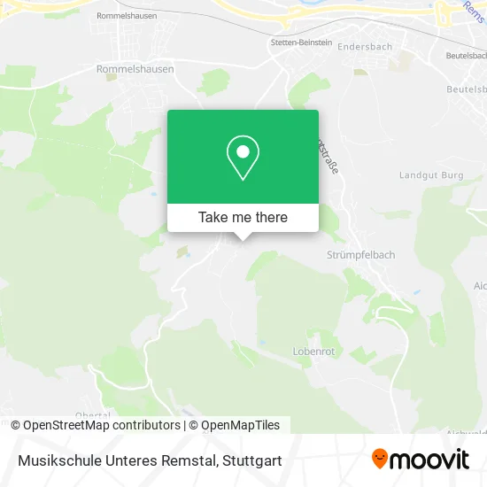 Карта Musikschule Unteres Remstal