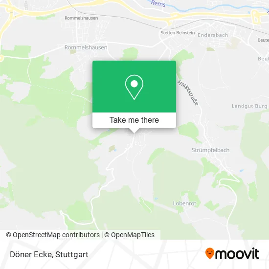 Карта Döner Ecke