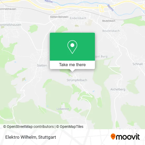 Elektro Wilhelm map