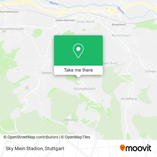 Карта Sky Mein Stadion