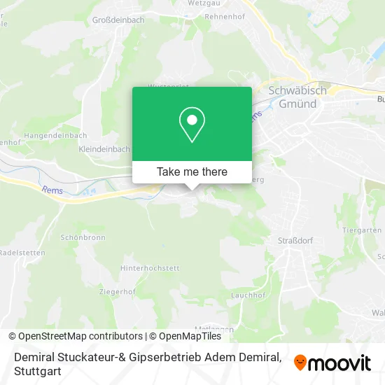 Карта Demiral Stuckateur-& Gipserbetrieb Adem Demiral