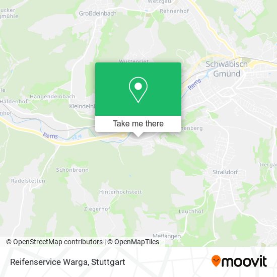 Reifenservice Warga map