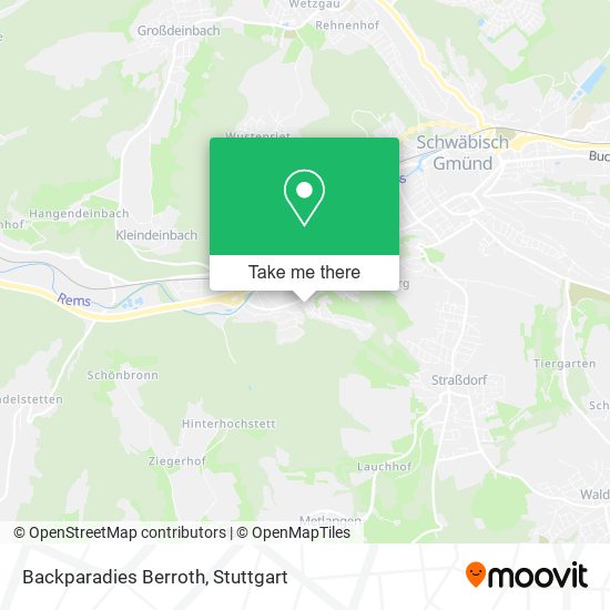 Backparadies Berroth map