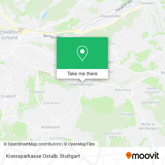 Карта Kreissparkasse Ostalb