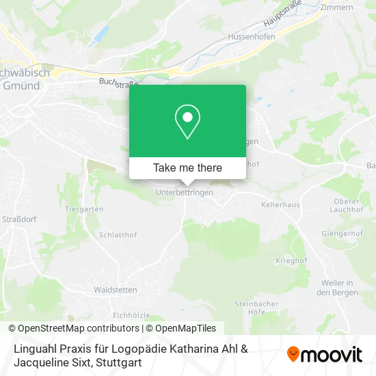 Карта Linguahl Praxis für Logopädie Katharina Ahl & Jacqueline Sixt