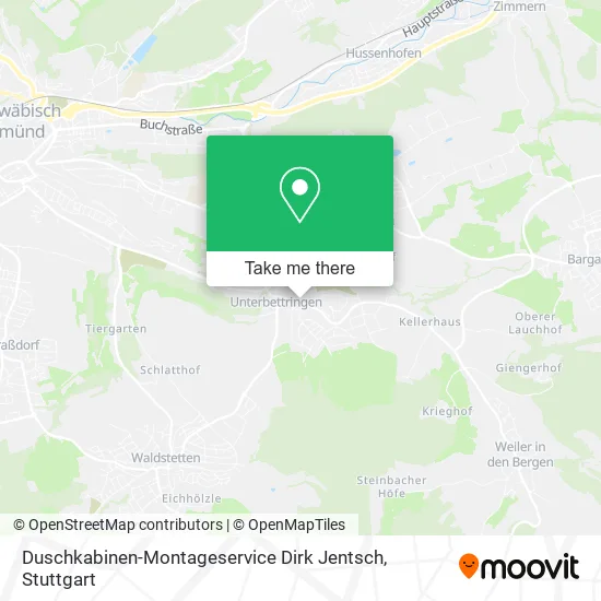 Карта Duschkabinen-Montageservice Dirk Jentsch