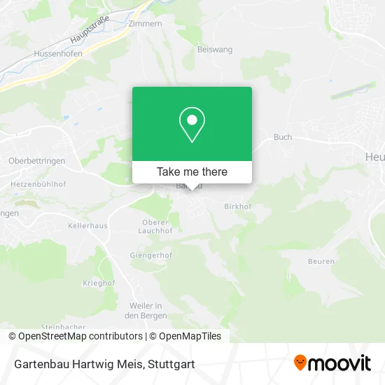 Карта Gartenbau Hartwig Meis