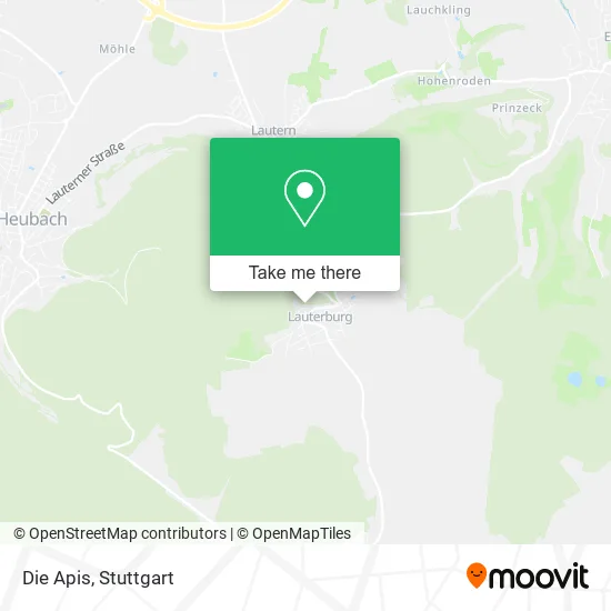 Карта Die Apis