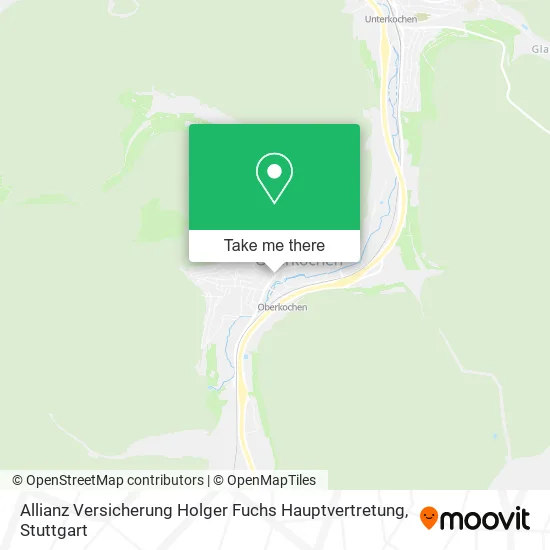 Карта Allianz Versicherung Holger Fuchs Hauptvertretung