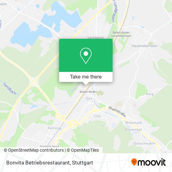 Bonvita Betriebsrestaurant map