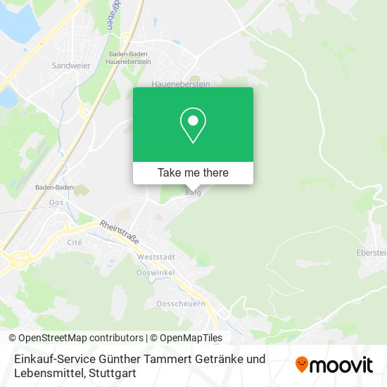 Einkauf-Service Günther Tammert Getränke und Lebensmittel map