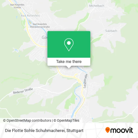 Карта Die Flotte Sohle Schuhmacherei