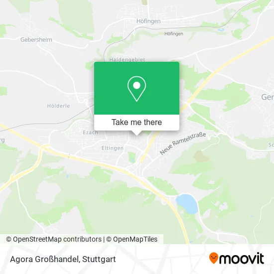 Карта Agora Großhandel
