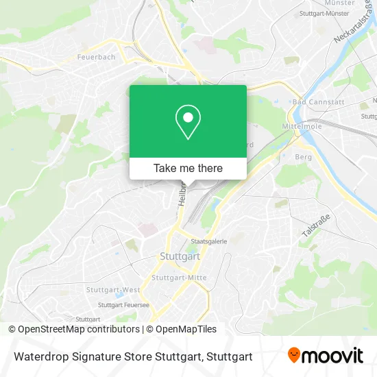 Карта Waterdrop Signature Store Stuttgart