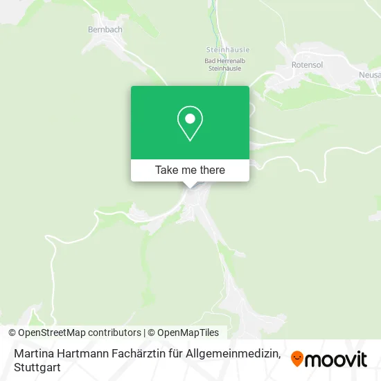 Карта Martina Hartmann Fachärztin für Allgemeinmedizin
