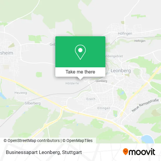 Карта Businessapart Leonberg