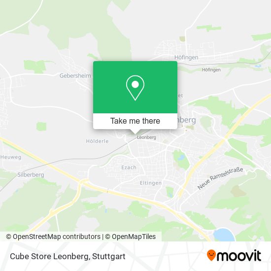 Cube Store Leonberg map