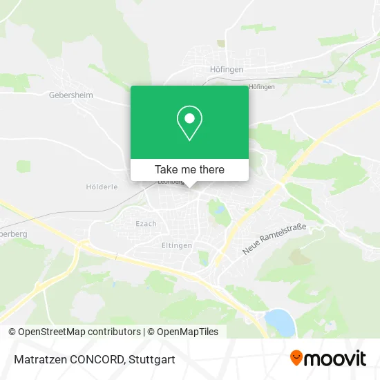 Карта Matratzen CONCORD
