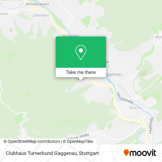 Clubhaus Turnerbund Gaggenau map