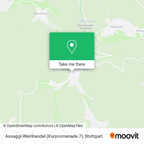Assaggi-Weinhandel (Kurpromenade 7) map