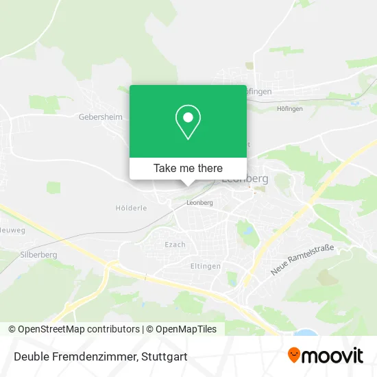 Карта Deuble Fremdenzimmer