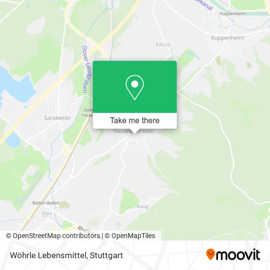 Карта Wöhrle Lebensmittel