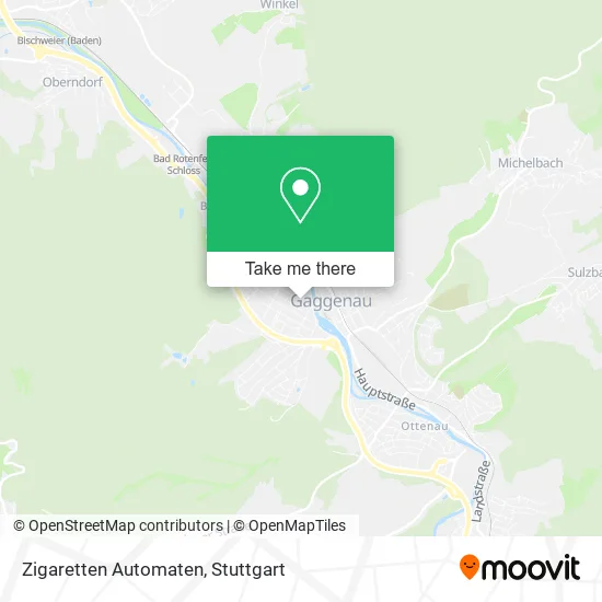 Карта Zigaretten Automaten