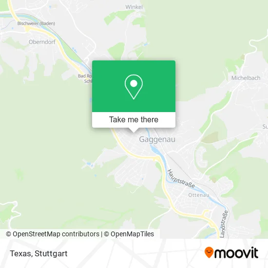 Карта Texas