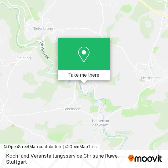 Карта Koch- und Veranstaltungsservice Christine Ruwe