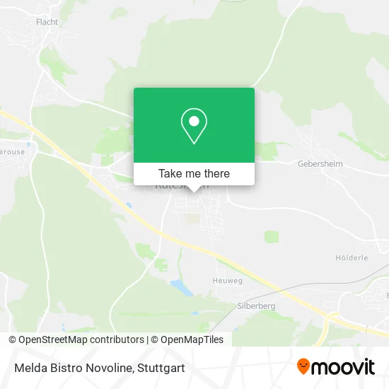 Карта Melda Bistro Novoline