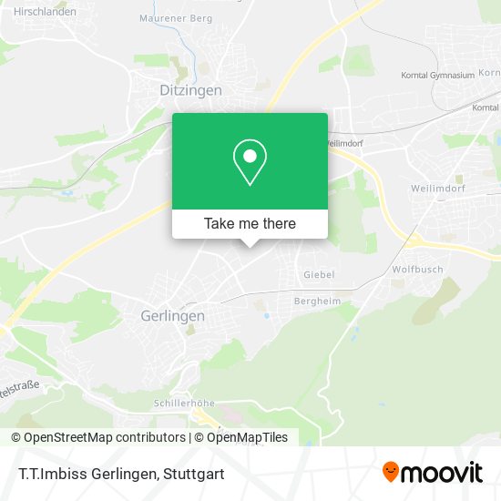 T.T.Imbiss Gerlingen map