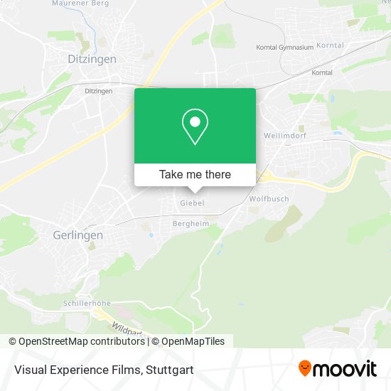 Visual Experience Films map