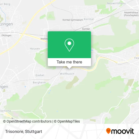 Карта Trisonore