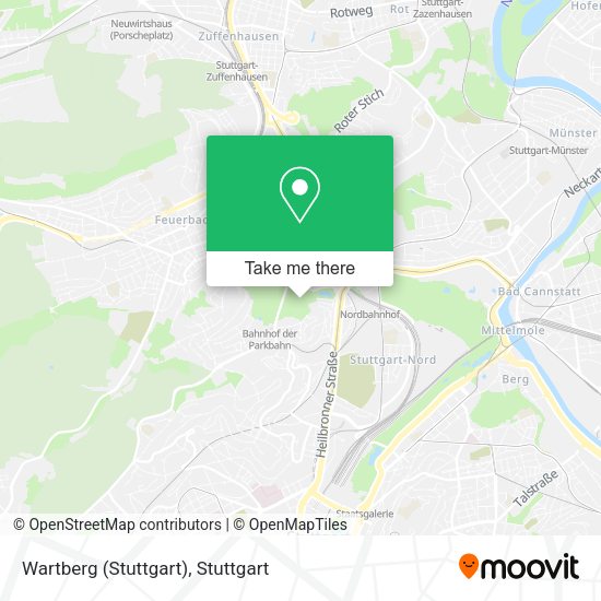 Карта Wartberg (Stuttgart)