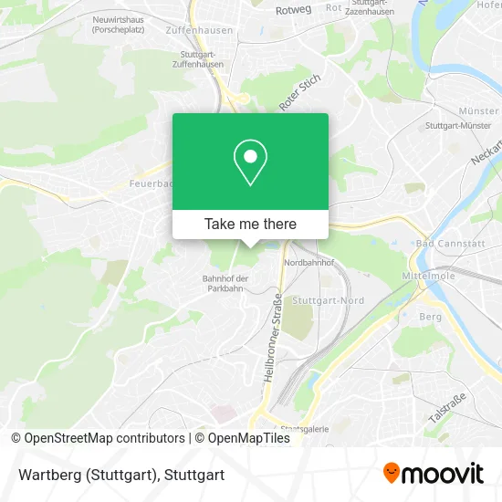 Карта Wartberg (Stuttgart)
