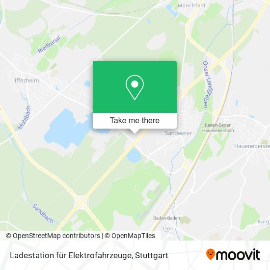 Ladestation für Elektrofahrzeuge map
