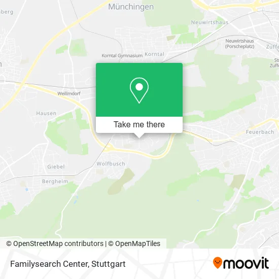 Карта Familysearch Center